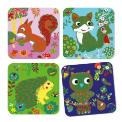 Djeco Kraskaarten Kleine Beesten-2 -Bekend Speelgoeds Winkel 1DJECO KRASKAARTEN KLEINE BEESTEN II 2