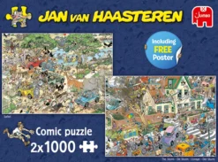 Jumbo 19001 Puzzel Jan Van Haasteren Storm & Safari 2×1000 -Bekend Speelgoeds Winkel 35769333 2593834543