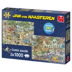 Jumbo 19001 Puzzel Jan Van Haasteren Storm & Safari 2×1000 -Bekend Speelgoeds Winkel 35769333 9811552198