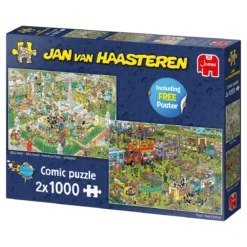 Jumbo 19099 Puzzel JanvanHaasteren FoodTruck Festival+BBQ Party 2×1000 -Bekend Speelgoeds Winkel 79013980 2845856425