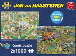 Jumbo 19099 Puzzel JanvanHaasteren FoodTruck Festival+BBQ Party 2×1000 -Bekend Speelgoeds Winkel 79013980 9711213889