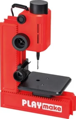 PLAYmake 4 In 1 Houtbewerkingsmachine Houtdraaibank -Bekend Speelgoeds Winkel 801200 playmake kolomboor speelactief 2