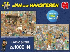 Jumbo 20052 Duo-Puzzel JvH Een Dagje Museum Jan-van-Haasteren -Bekend Speelgoeds Winkel 89767930 2835600513