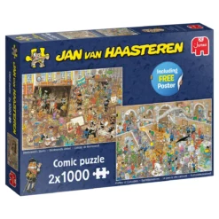 Jumbo 20052 Duo-Puzzel JvH Een Dagje Museum Jan-van-Haasteren
