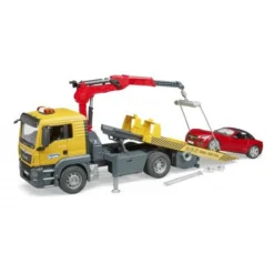 Bruder 3750 Sleepdienst Autoambulance MAN Incl. Sportauto -Bekend Speelgoeds Winkel Bruder 03750 MAN TGS sleepwagen met roadster 1