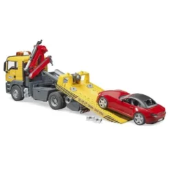 Bruder 3750 Sleepdienst Autoambulance MAN Incl. Sportauto -Bekend Speelgoeds Winkel Bruder 03750 MAN TGS sleepwagen met roadster 2