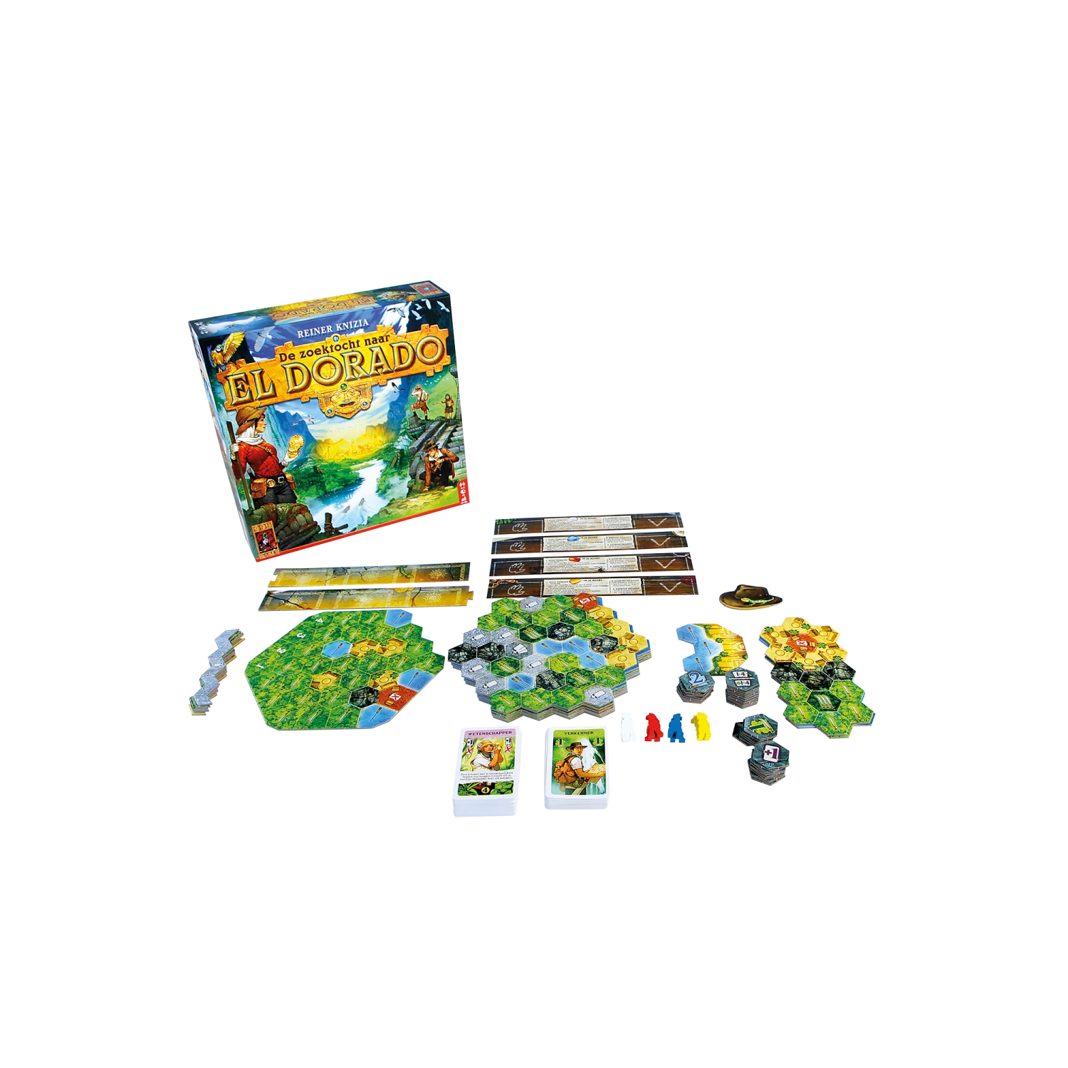 999 Games De Zoektocht Naar El-Dorado Bordspel Familiespel 4 999 Games De Zoektocht Naar El-Dorado Bordspel Familiespel - Afbeelding 4