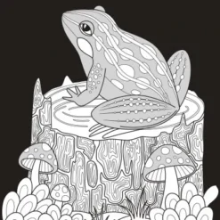 Glitter Kleurboek Night Forest -Bekend Speelgoeds Winkel Glitter kleurboek Black edition Night Forest speelactief.nl 2jpg