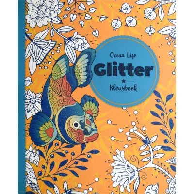 Glitterkleurboek Ocean Life 1 Glitterkleurboek Ocean Life