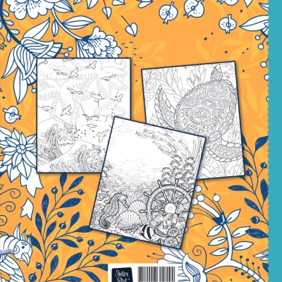 Glitterkleurboek Ocean Life 2 Glitterkleurboek Ocean Life - Afbeelding 2