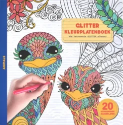 Glitter Kleurplatenboek Kleurboek Animals