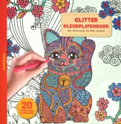 Glitter Kleurplatenboek Kleurboek Happiness