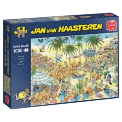 Jumbo 20048 Puzzel-JvH De Oase Jan-van-Haasteren -Bekend Speelgoeds Winkel Jumbo puzzel legpuzzel 20048 JvH jan van haaster de oase 1 1