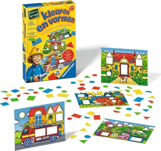 Kleuren En Vormen Kinderspel Ravensburger Spellen 3 Kleuren En Vormen Kinderspel Ravensburger Spellen - Afbeelding 3