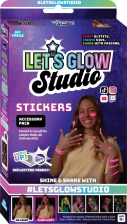 Lets Glow Studio Sticker Accessoire Set