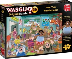 Jumbo Wasgij Puzzel Original-36 Goede-voornemens! 1000-stukjes