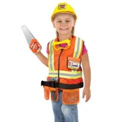 Melissa & Doug Wegwerker Bouwvakker Verkleedkleren Constructionworker -Bekend Speelgoeds Winkel Wegwerker verkleedset contructionworker melissadoug speelactief.nl 1