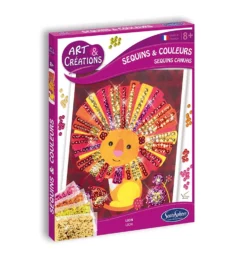 Pailletten Schilderijtje Leeuw Sentosphere-knutselpakket