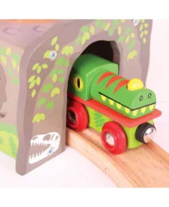 BigJigs BJT244 Tunnel T-rex Dinosaurus -Bekend Speelgoeds Winkel bigjigs bjt244 houten tunnel t rex dinosaurus