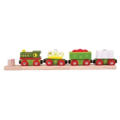 BigJigs BJT465 Houten Trein Dinosaurus