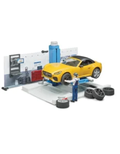 Bruder 62110 Autowerkplaats-met-roadster