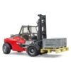 Bruder 2513 Heftruck Linde-HT160 +pallet+3boxen