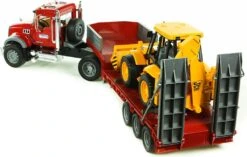 Bruder 2813 Mack-Granite Dieplader En JCB -Bekend Speelgoeds Winkel bruder dieplader mack granite en jcb shovel 2