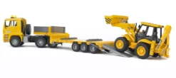 Bruder 2776 MAN TGA Trekker+dieplader En Graaf-laadcombinatie 10 Bruder 2776 MAN TGA Trekker+dieplader En Graaf-laadcombinatie -Bekend Speelgoeds Winkel bruder man trekker met flegl dieplader en graaf laadcombinatie 2