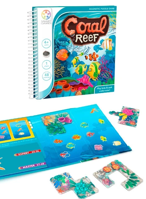 Coral Reef – Magnetisch Reisspel Van Smart 6 Coral Reef – Magnetisch Reisspel Van Smart - Afbeelding 6