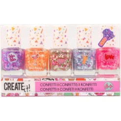 Nagellak Create It Confetti – 5 Dlg.