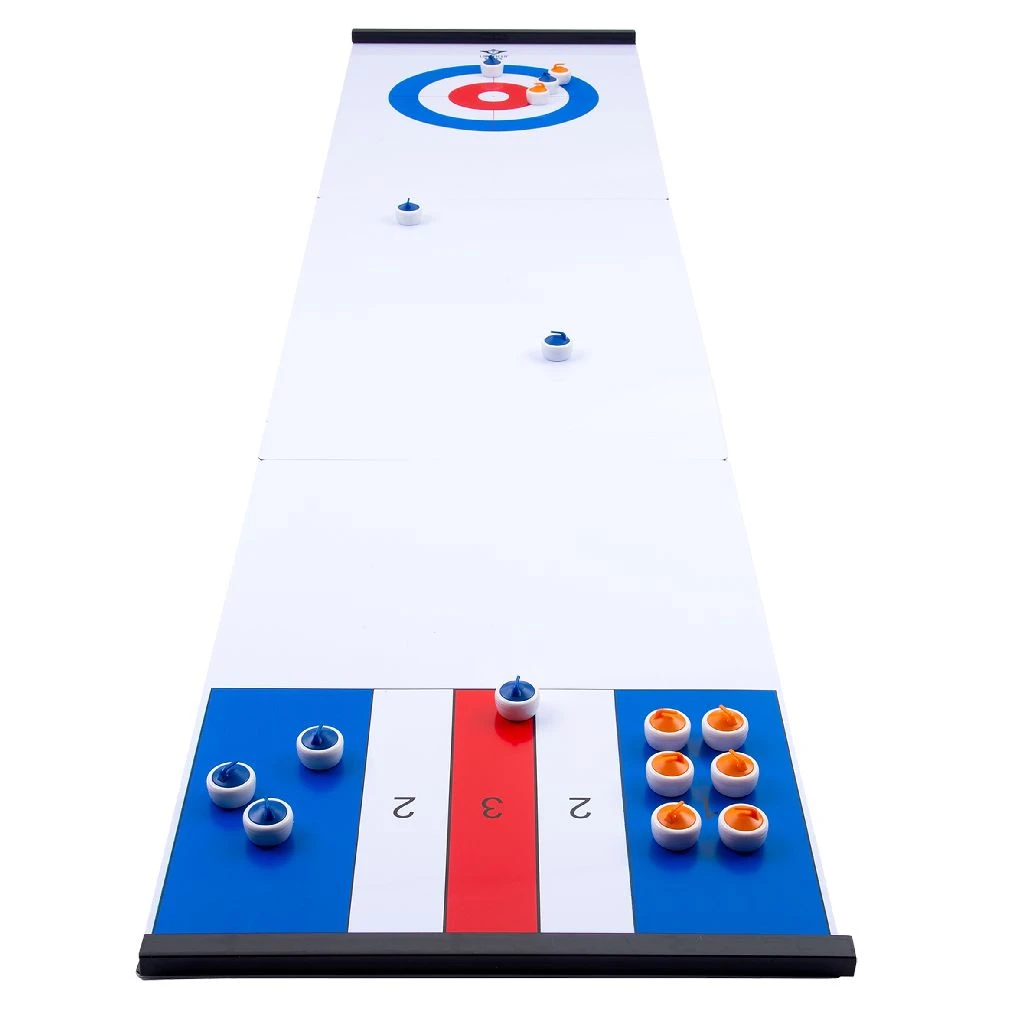 Curling/Sjoelen 2-in-1 Shuffleboard 180×39 Cm. 3 Curling/Sjoelen 2-in-1 Shuffleboard 180×39 Cm. - Afbeelding 3