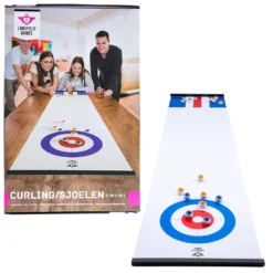 Curling/Sjoelen 2-in-1 Shuffleboard 180ร39 Cm.