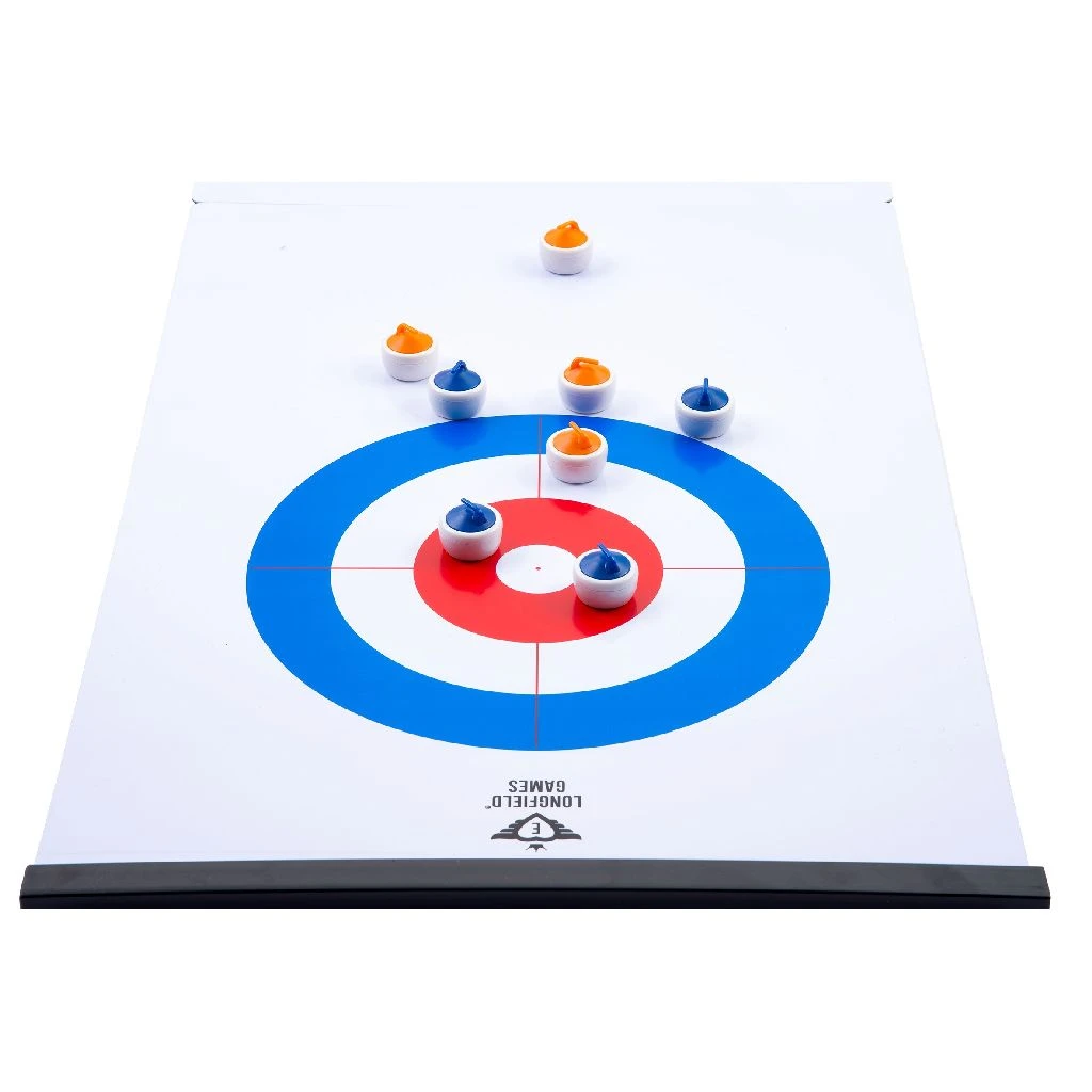 Curling/Sjoelen 2-in-1 Shuffleboard 180×39 Cm. 4 Curling/Sjoelen 2-in-1 Shuffleboard 180×39 Cm. - Afbeelding 4