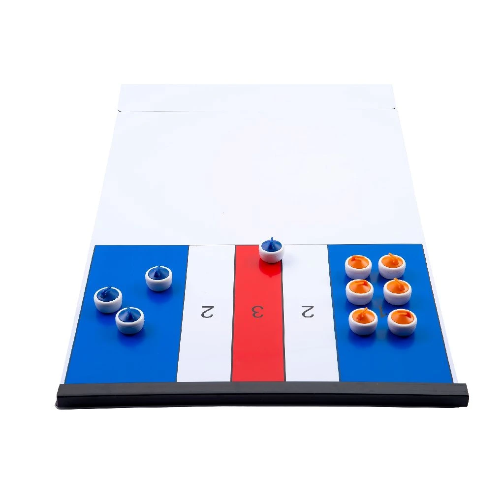 Curling/Sjoelen 2-in-1 Shuffleboard 180×39 Cm. 5 Curling/Sjoelen 2-in-1 Shuffleboard 180×39 Cm. - Afbeelding 5