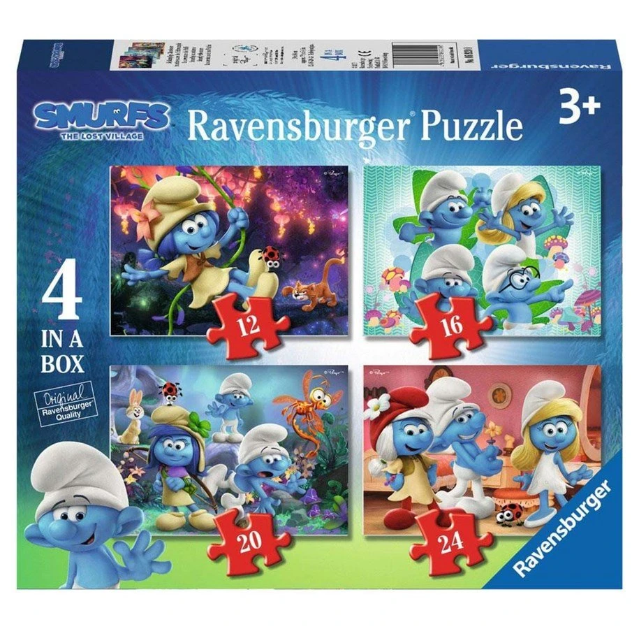 De Smurfen – Puzzelbox Ravensburger Box 12-16-20-24 Stukjes 1 De Smurfen – Puzzelbox Ravensburger Box 12-16-20-24 Stukjes