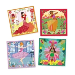 Djeco Danseressen Vouwen Knutselpakket -Bekend Speelgoeds Winkel djeco danseressen vouwen 2