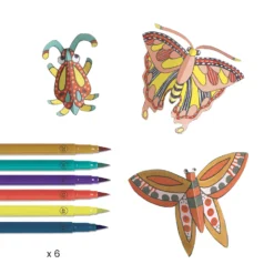 Djeco Kleur- En Knutselset Insectenkabinet -Bekend Speelgoeds Winkel djeco dej08619 kleur en knutselset insecten kabinet 2