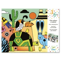 Djeco Fluwelen Kleurplaat Colorado