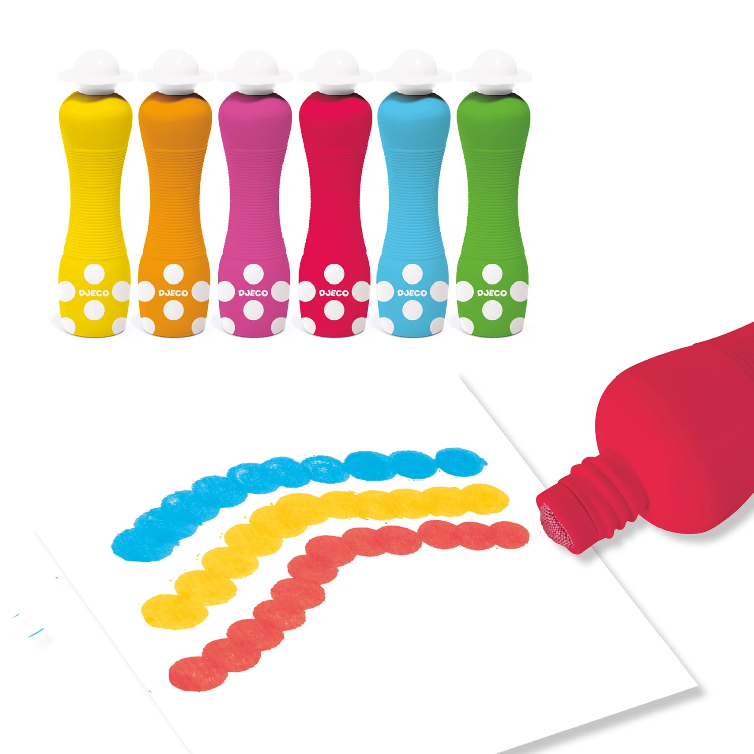 Djeco Foam Markers 3 Djeco Foam Markers - Afbeelding 3