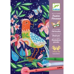 Djeco Kleuren-op-nummer In-de-tuin Knutselset