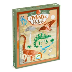 Djeco Knutselset Artistieke-metallic-folieplaatjes Dinosaurussen