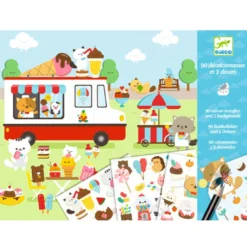 Djeco Krasplaatjes/Wrijfplaatjes Suikerland