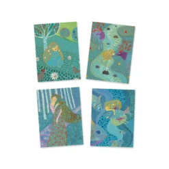 Djeco Kraskaarten Ondine Knutselset -Bekend Speelgoeds Winkel djeco kraskaarten ondine 1