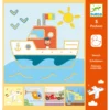 Djeco Tekensjablonen Transport&Costickers