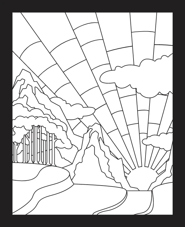 Glas In Lood Kleurboek Reizen 4 Glas In Lood Kleurboek Reizen - Afbeelding 4