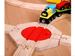 BigJigs BJT133 Rail Draaiplateau -Bekend Speelgoeds Winkel draaiplateau bigjigs bjt133 1