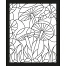 Glas In Lood Kleurboek Natuur 4 Glas In Lood Kleurboek Natuur - Afbeelding 4