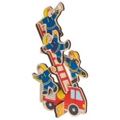 Houten 3D-puzzel Brandweer Goki -Bekend Speelgoeds Winkel goki 57471 puzzel brandweer 1 1