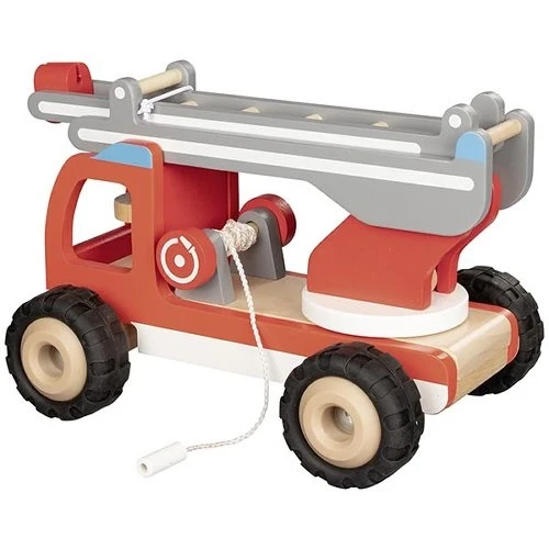 Goki 55877 Brandweerwagen Ladderwagen 3 Goki 55877 Brandweerwagen Ladderwagen - Afbeelding 3