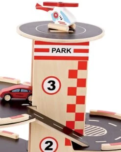 Houten Garage Park & Go -Bekend Speelgoeds Winkel houten garage hape e3002 park go garage 3